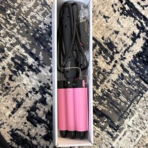 Pink Hair Waver Curling Iron